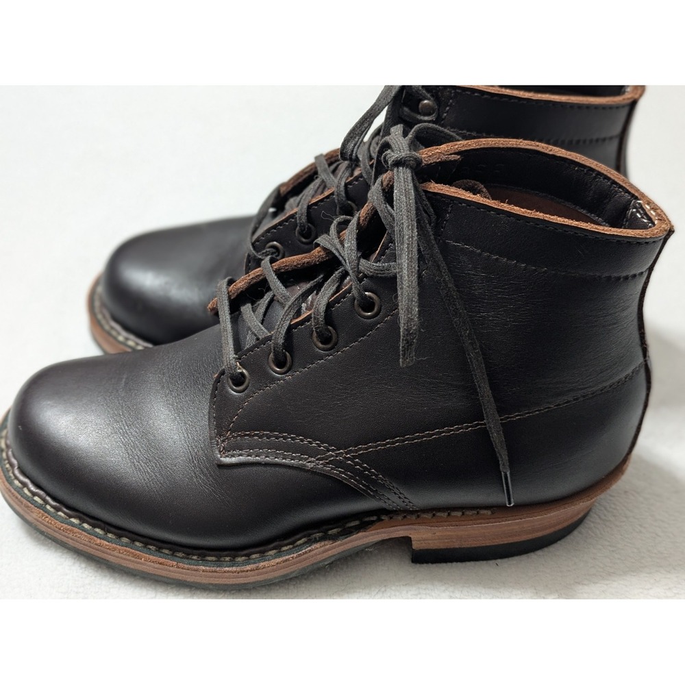 White's Boots 6 EE Semi Dress Black Chromexcel Quabuag Soles Wide Custom